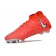 Chaussures Nike Phantom Luna Elite FG Pourpre Blanc