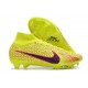 Chaussures Nike Zoom Mercurial Superfly IX Elite FG Jaune Rouge