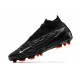 Chaussures Nike Phantom GX Elite DF FG Noir Blanc Sommet Gris Fumée