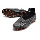 Chaussures Nike Phantom GX Elite DF FG Noir Blanc Sommet Gris Fumée