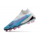 Chaussures Nike Phantom GX Elite DF FG Bleu Baltique Rose Blanc Bleu Laser