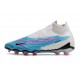 Chaussures Nike Phantom GX Elite DF FG Bleu Baltique Rose Blanc Bleu Laser