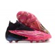 Chaussures Nike Phantom GX Elite DF FG Rose Noir