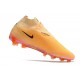 Nike Phantom GX Elite DF FG Crampons Teinte Citron Bordeaux Crush