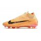 Nike Phantom GX Elite DF FG Crampons Teinte Citron Bordeaux Crush