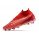 Nike Phantom GX Elite DF FG Crampons Rouge Blanc