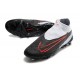 Nike Phantom GX Elite DF FG Crampons Noir Gris Rouge