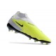 Chaussures Nike Phantom GX Elite DF FG Volt Très Pâle Gridiron Raisin Très Pâle