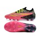 Nike Phantom GX Elite FG Nouveau Rose Noir Jaune
