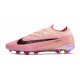 Chaussures Nike Phantom GX Elite FG Rose Noir