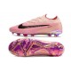 Chaussures Nike Phantom GX Elite FG Rose Noir