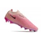 Chaussures Nike Phantom GX Elite FG Rose Noir