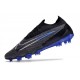Crampons Nike Phantom GX Elite FG Noir Chrome Hyper Royal