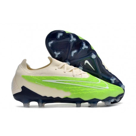 Crampons Nike Phantom GX Elite FG Vert Blanc