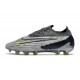 Crampons Nike Phantom GX Elite FG Gris Noir