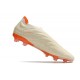 Chaussures de Football adidas Copa Pure + FG Blanc Cassé Orange Solaire Equipe