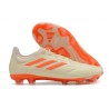 adidas Copa Pure.1 FG Nouvelles Blanc Cassé Orange Solaire Equipe