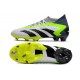 Chaussure adidas Predator Accuracy.1 FG Blanc Noir Citron Lucide