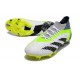 Chaussure adidas Predator Accuracy.1 FG Blanc Noir Citron Lucide