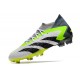 Chaussure adidas Predator Accuracy.1 FG Blanc Noir Citron Lucide