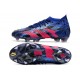 adidas Predator Accuracy.1 FG PP Bleu Lucide Magenta Réel Equipe Noir Foncé