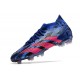 adidas Predator Accuracy.1 FG PP Bleu Lucide Magenta Réel Equipe Noir Foncé