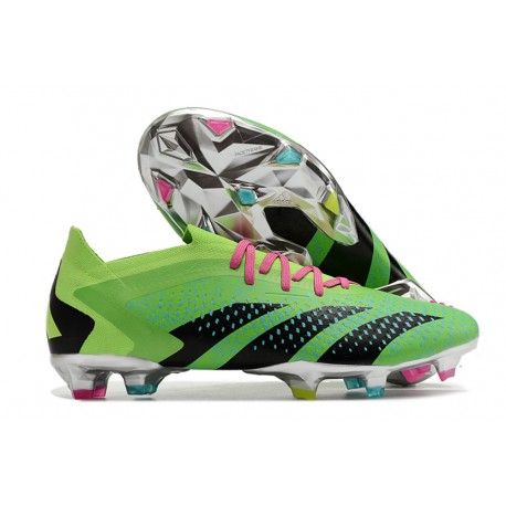 adidas Predator Accuracy.1 Low FG Homme Vert Noir