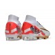 Crampon Nike Zoom Mercurial Superfly IX Elite FG MR Blanc Rouge Or