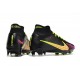Nike Zoom Mercurial Superfly 9 Elite FG Chaussure Noir Rose Jaune