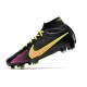 Nike Zoom Mercurial Superfly 9 Elite FG Chaussure Noir Rose Jaune