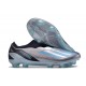 adidas X Crazyfast .1 Laceless FG Argent Métallique Bleu Bonheur Noir
