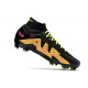 Nike Zoom Mercurial Superfly 9 Elite FG Chaussure Noir Rose Jaune