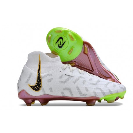 Chaussures Nike Phantom Luna Elite FG X WWC Blanc Noir Or