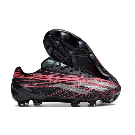 Chaussure adidas X Crazyfast Strung + FG Noir Rose