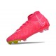 Chaussures Nike Phantom Luna Elite FG Rose Jaune