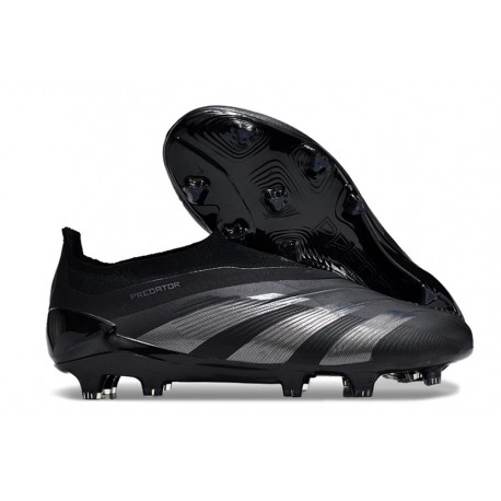 Crampons adidas Predator Elite LL FG Noir Carbone