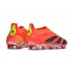 Crampons adidas Predator Elite LL FG Rouge Noir Jaune 