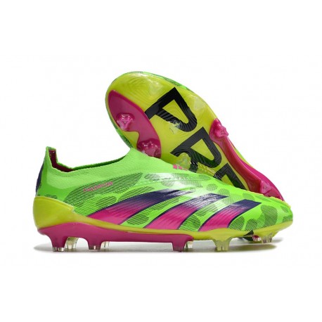 adidas Predator Elite LL FG Vert Solaire Equipe Jaune Choc Equipe Citron Lucide