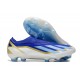 adidas X Crazyfast .1 Laceless FG Messi Bleu Lucide Eclat de Bleu Blanc