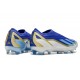 adidas X Crazyfast .1 Laceless FG Messi Bleu Lucide Eclat de Bleu Blanc
