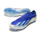 adidas X Crazyfast .1 Laceless FG Messi Bleu Lucide Eclat de Bleu Blanc