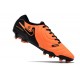 Chaussures Nike Tiempo Legend X Elite FG Orange Noir
