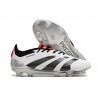 adidas Predator Elite FG Chaussure Blanc Noir Rouge