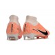 Crampon Nike Zoom Mercurial Superfly IX Elite FG NU Givré Noir Orange Total