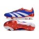 adidas Predator Elite FG Chaussure Bleu Blanc Rouge