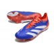 adidas Predator Elite FG Chaussure Bleu Blanc Rouge