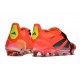 Crampons adidas Predator Elite Tongue FG Rouge Noir Jaune 