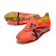 Crampons adidas Predator Elite Tongue FG Rouge Noir Jaune 