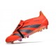 Crampons adidas Predator Elite Tongue FG Rouge Noir Jaune 