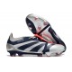 Crampons adidas Predator Elite Tongue FG Argent Mét Noir Rouge